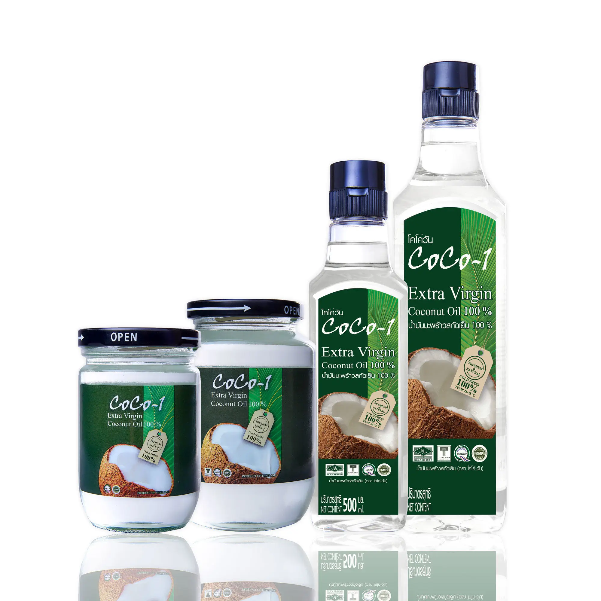 Кокосовое масло Coco-1 Extra Virgin 500 мл из