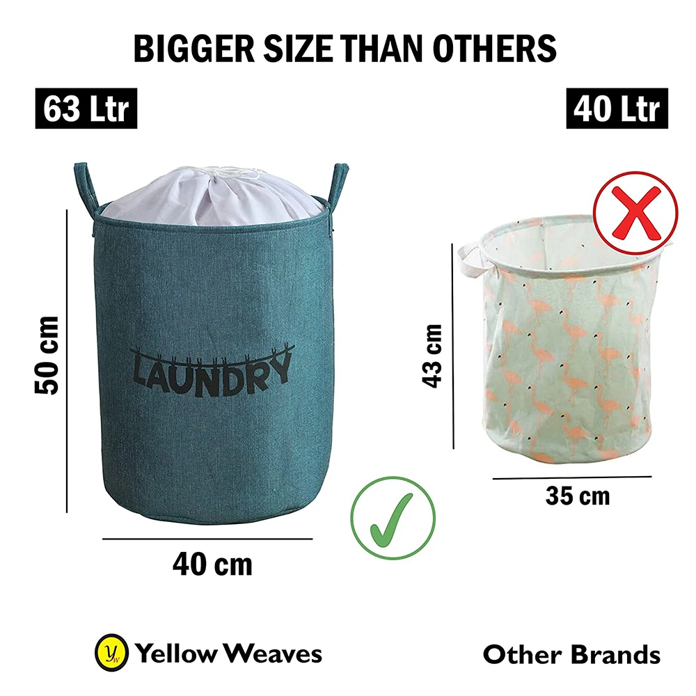 Custom Made Laundry Bags Blue Color Plain Dyed Customized Laundry Bags With OEM Service In Bulk Wholesale