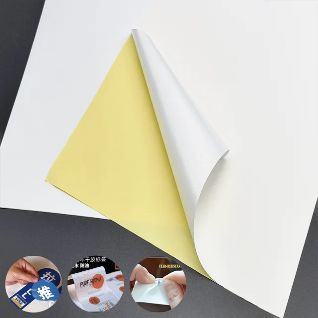 Lziheng Wholesale Tear-resistance Inkjet laser Printing Self Adhesive A4 Paper Label Sticker Sheet