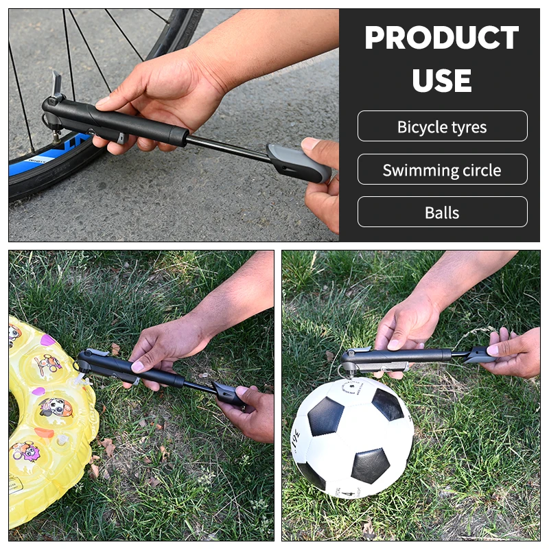 BM Bicycle pump portable lightweight aluminum alloy bike mini pump mountain bike tire pump