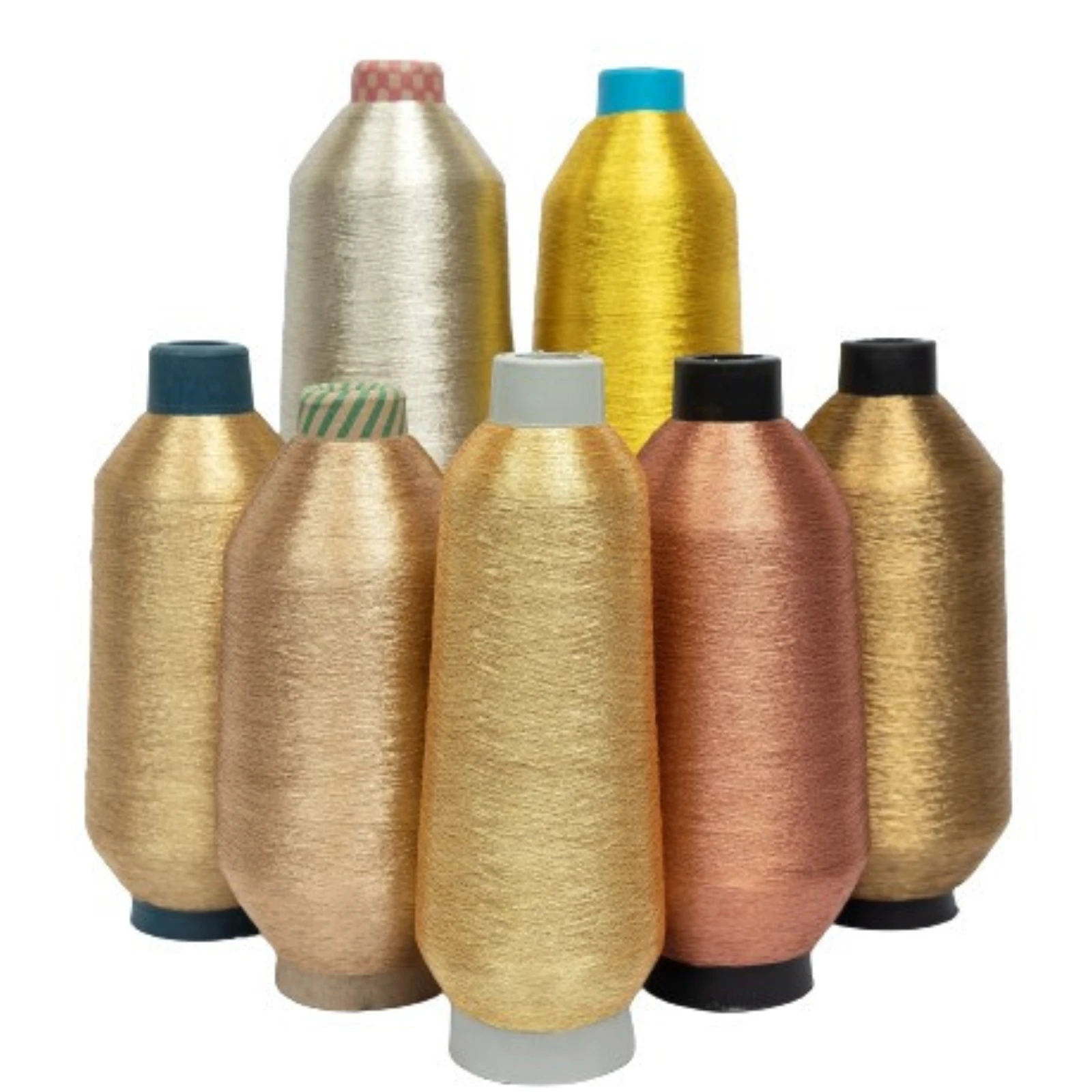 Threads Metal Thread MS-TYPE (ST-TYPE ) Metallic Yarn Pure Color Embroidery Gold & Silver for Dubai Market S-47 S-48 S-52 S-54