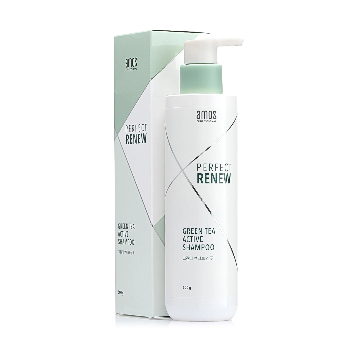 Korean Hair Care Amos Professional AMOS Perfect Renew Green Tea Active Shampoo - 500g