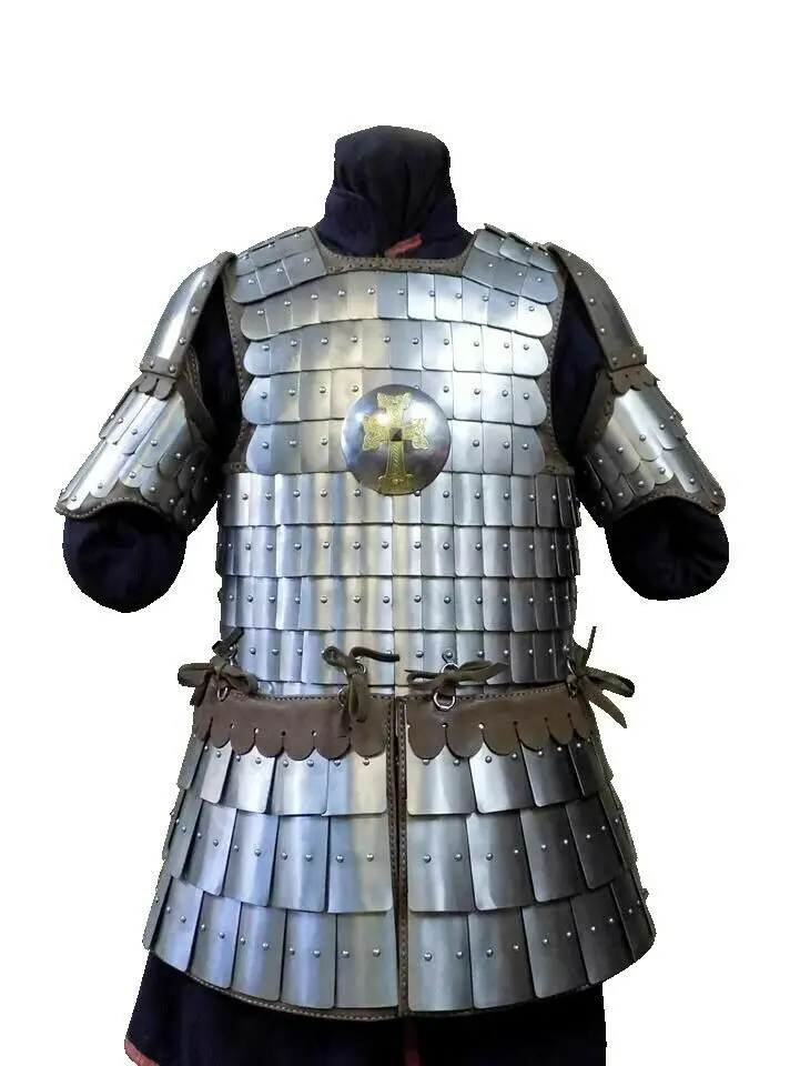 Medieval Knight Breastplate Scale Armor Steel Lamellar Armour