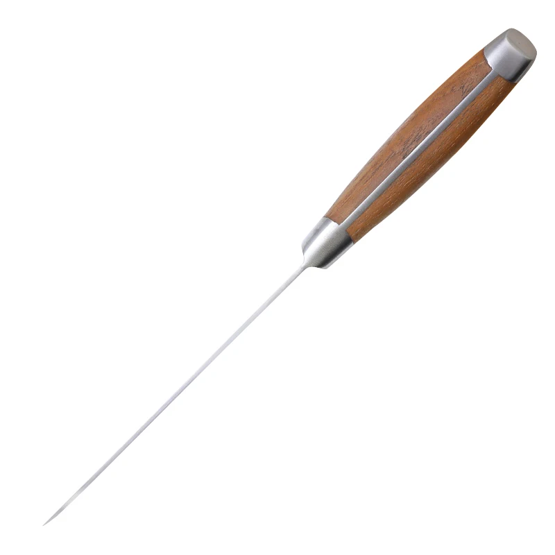 7 Inch German 1.4116 Stainless Steel Professional Vegetable Cutting Kitchen Santoku Knife With Wooden Handle