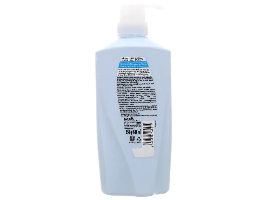 Sunsilk Shampoo Prevents Breakage For Broken Hair Natural Nutrients Coconut Water & Peony