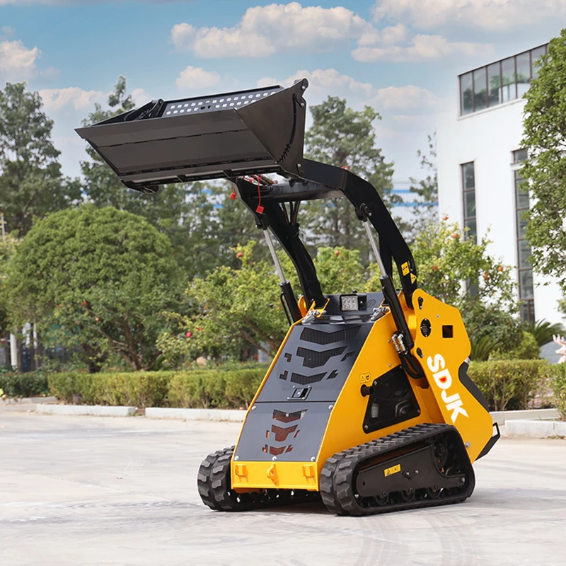 Free Shipping EPA Agricultural Wheel Skid Steer Loader 500kg Small mini Skid steer loader mini loader for sale
