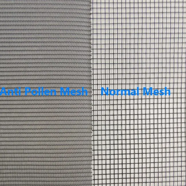 Anti-pollen Screen Mesh Roll Dust Proof  For Clean Air Polyester Mesh Roll