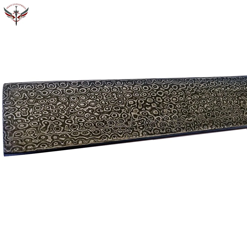 Custom Handmade Damascus Steel Billet For knife Making Blank Fixed Blade Blank Knife