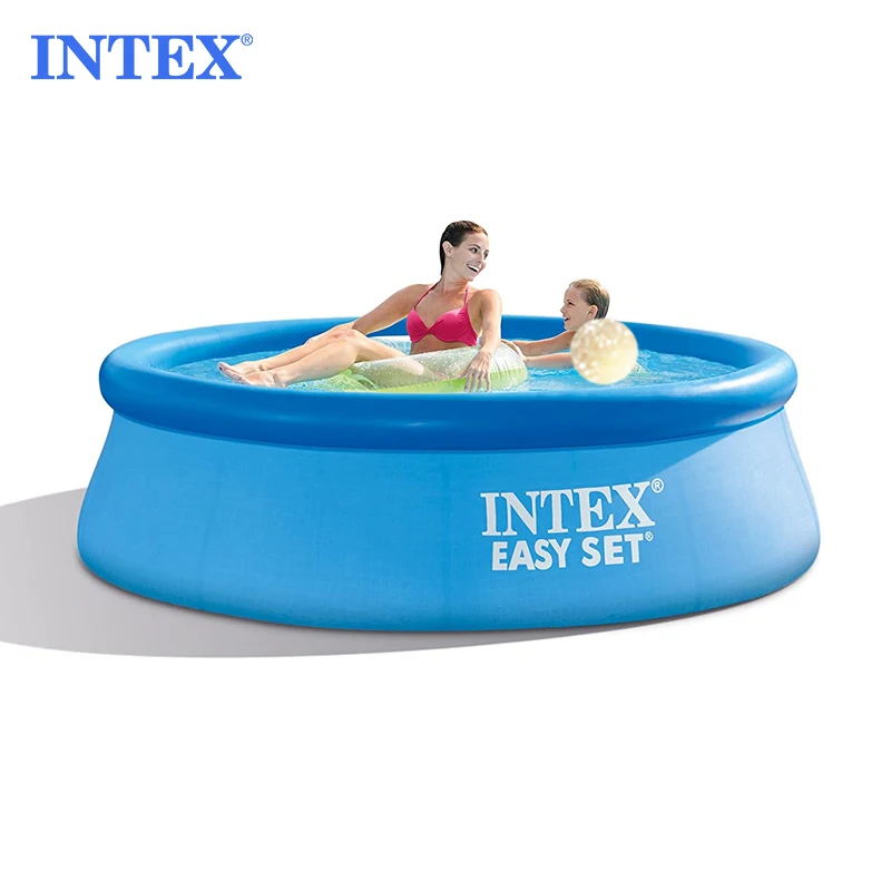 INTEX 28106 Round Easy Set Pool 8FT X24IN Inflatable Above Ground Pool for kids play Family Swimming Pool