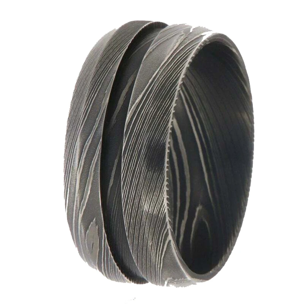 Wholesale Cheap Price Damascus Steel Ring Made In Pakistan / Custom Handmade Damascus Steel Ring For Sale