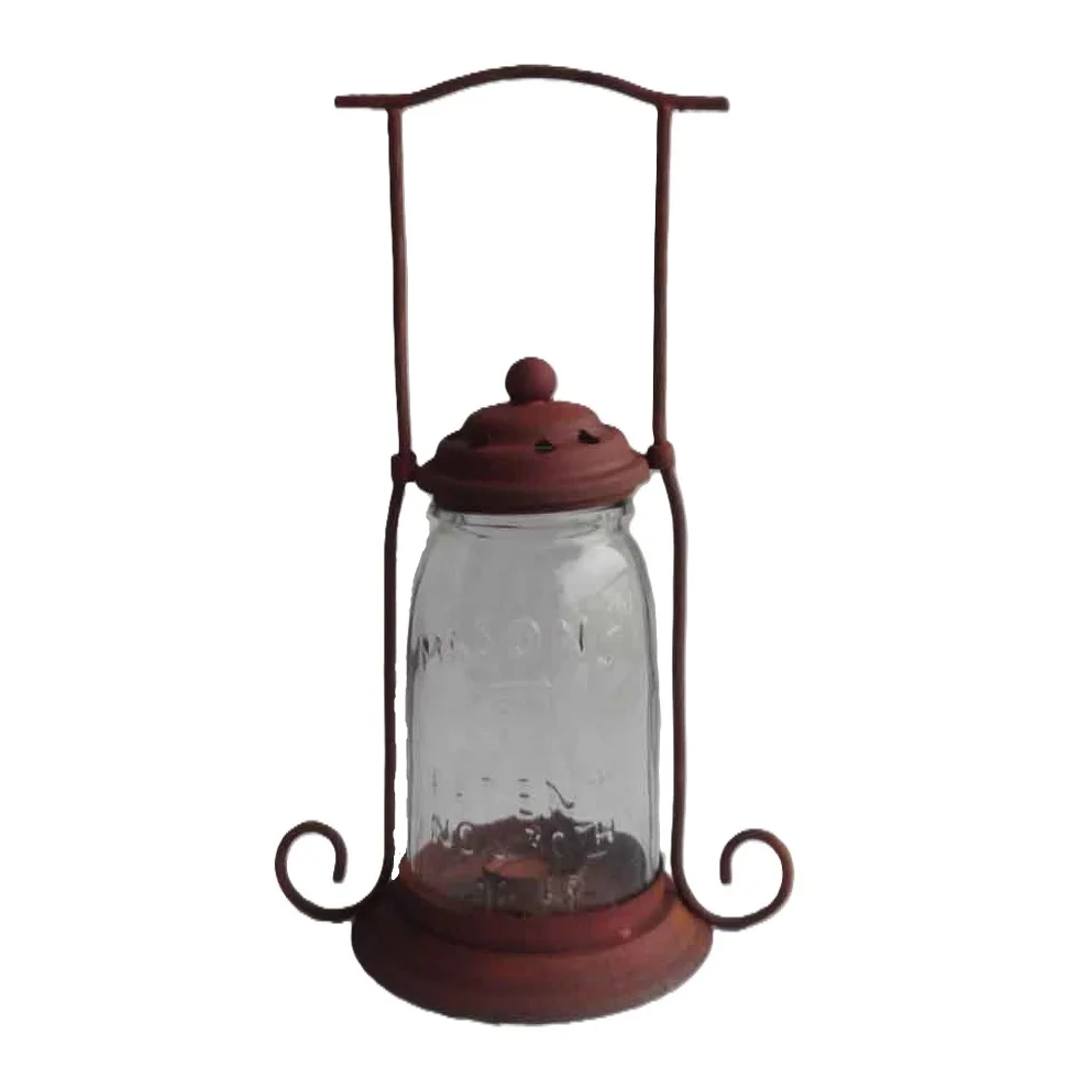 Wholesale  Eid Gift  Lantern Glass And  Iron Candlelight Moroccan Lanterns Decorative Ramadan Lanterns Indian Supplier
