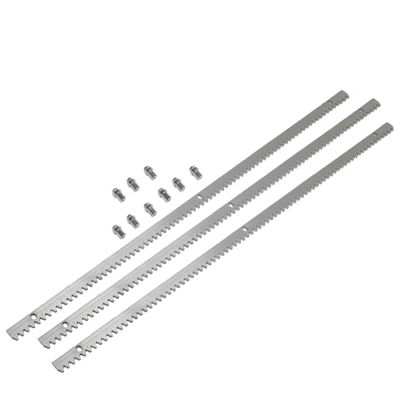 10mm thickness Automatic sliding gate operator opener motor galvanized 1 meter length gear rack rail