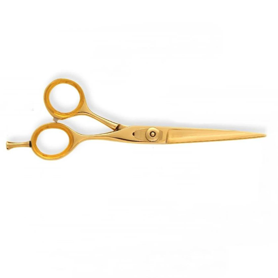 Professional Hair Cutting Scissors 1Pc Shears for Texturizing and Blending Barber Scissors Gold Color Design