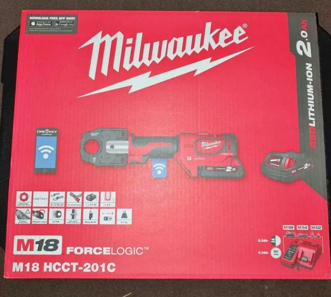 New Sealed Original Milwaukees |  HCCT-201C Crimping Tool & Power Tools / Cordless Drill In Stock