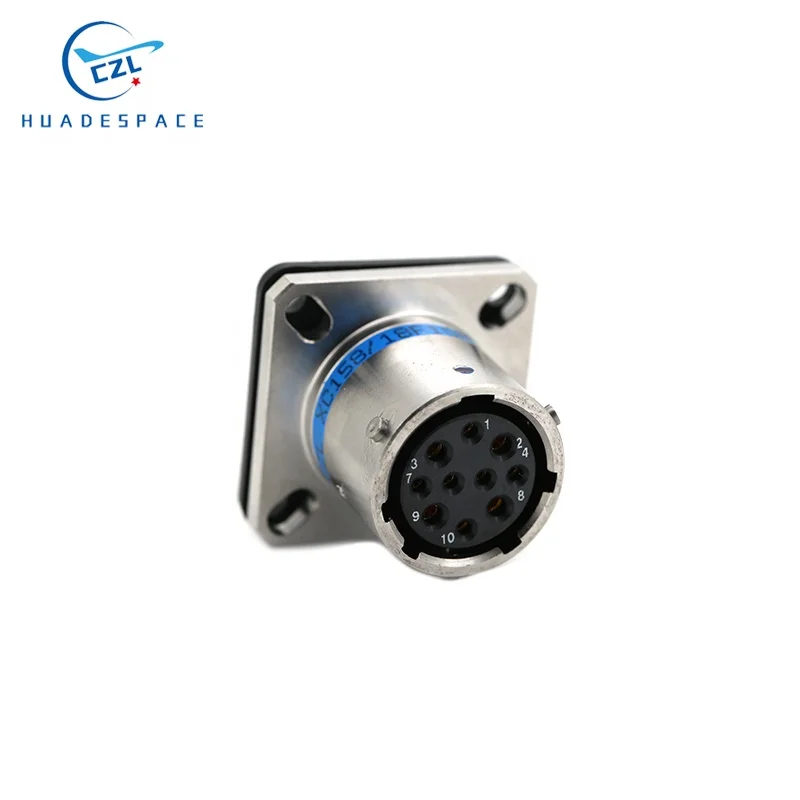 Aluminium alloy XCE158 18F10K1P40+XC158 18FJ1P40R Circular Connector Plug Receptacle Customizable Huadespace