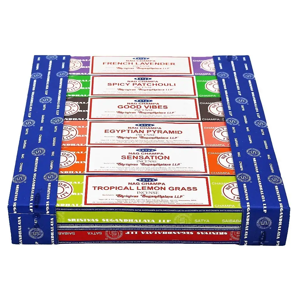 Satya Nag Champa Mixed Incense Sticks 15*12 =180gram