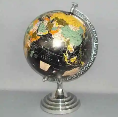 Silver Luxury Decorative Desktop table Globe For School From Manufacturers and Wholesale