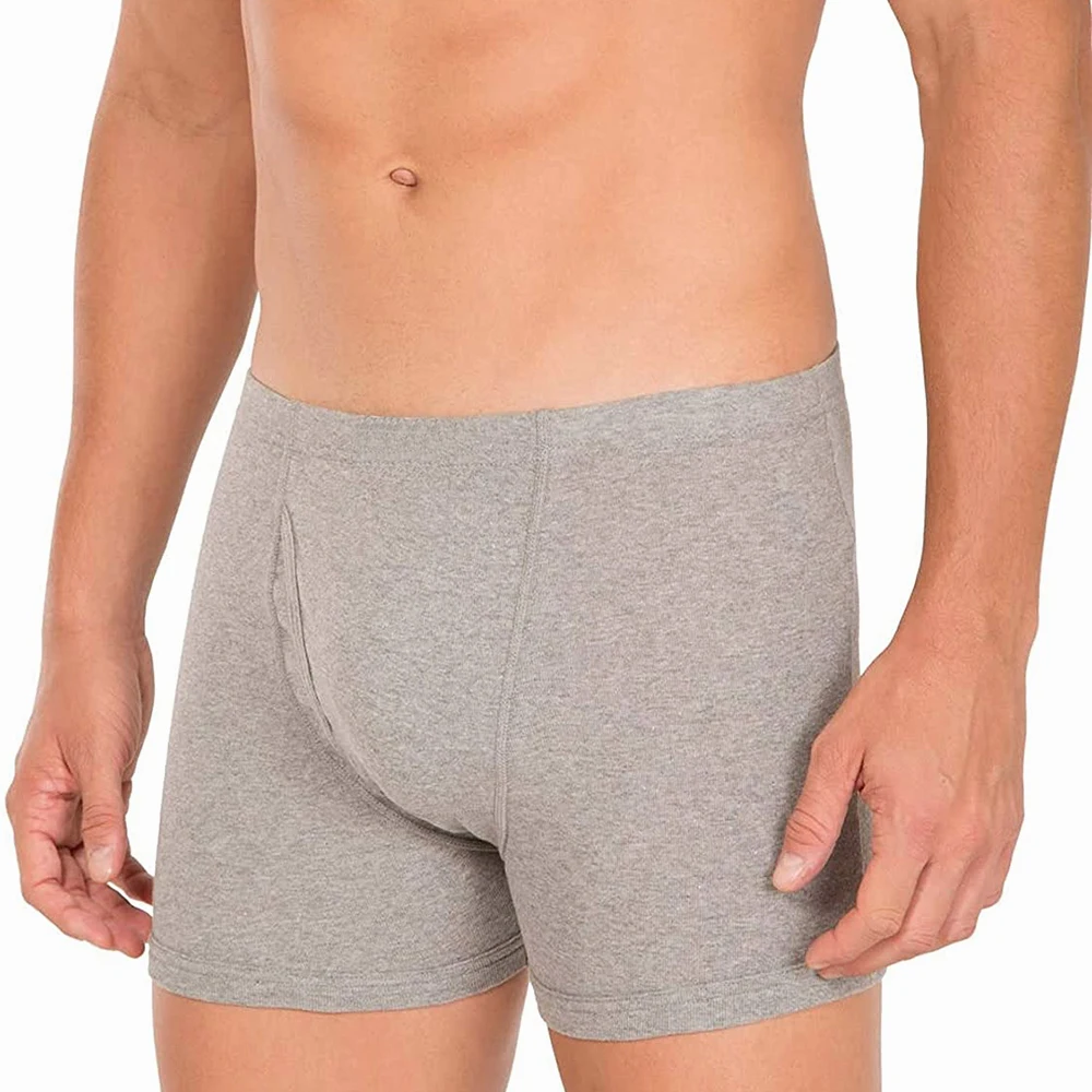 Best Quality Boxing Wear Underwear Gray Color Quick Dry / Sustainable Customized Made Boxing Shorts For Sale