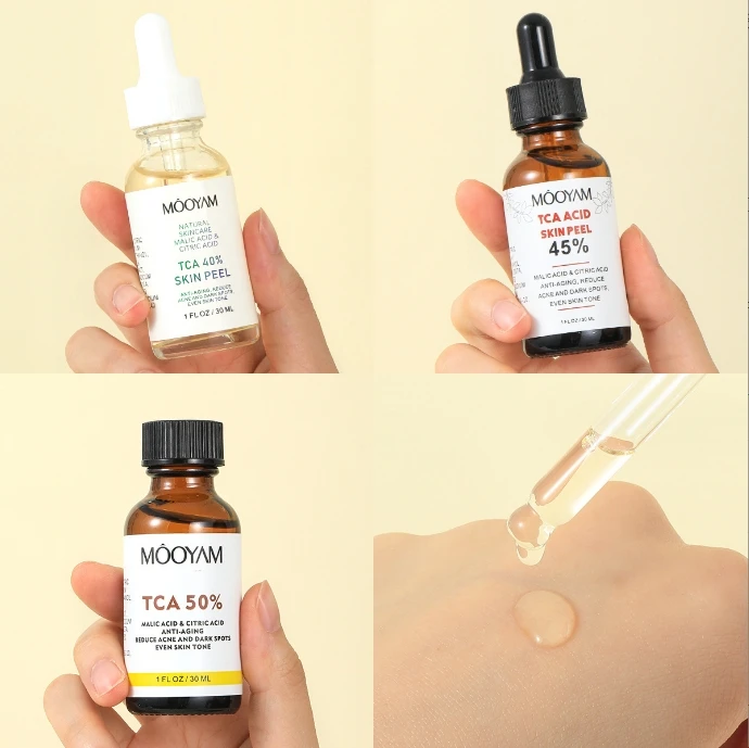 Skin TCA 40% 45% 50% Chemical Peel Professional Chemical Peel Serum For Skin Dark Spot Remover