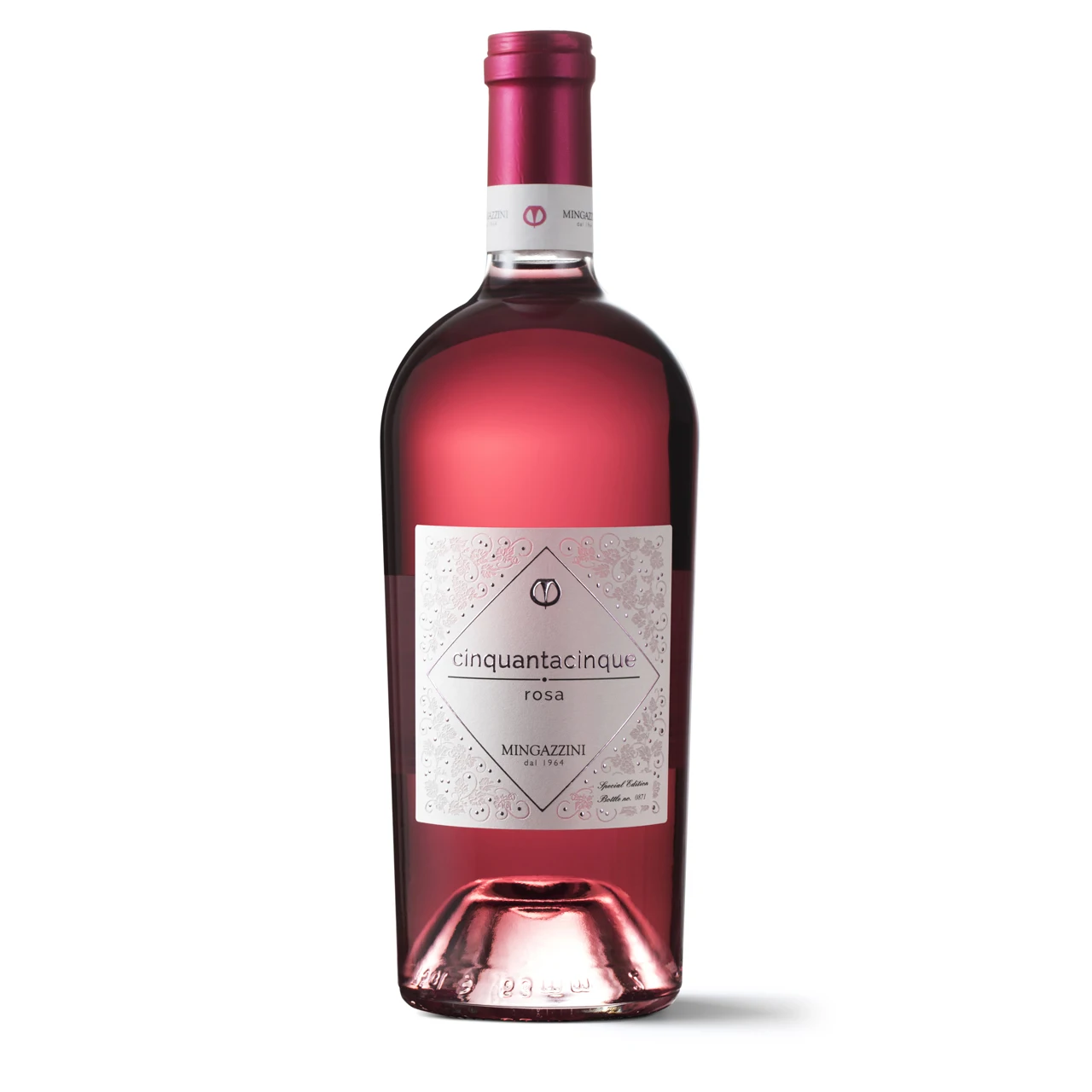 Премиум итальянское розовое вино Cinquantacinque Rosa Rubicone Rosato IGT Albana бутылки 750