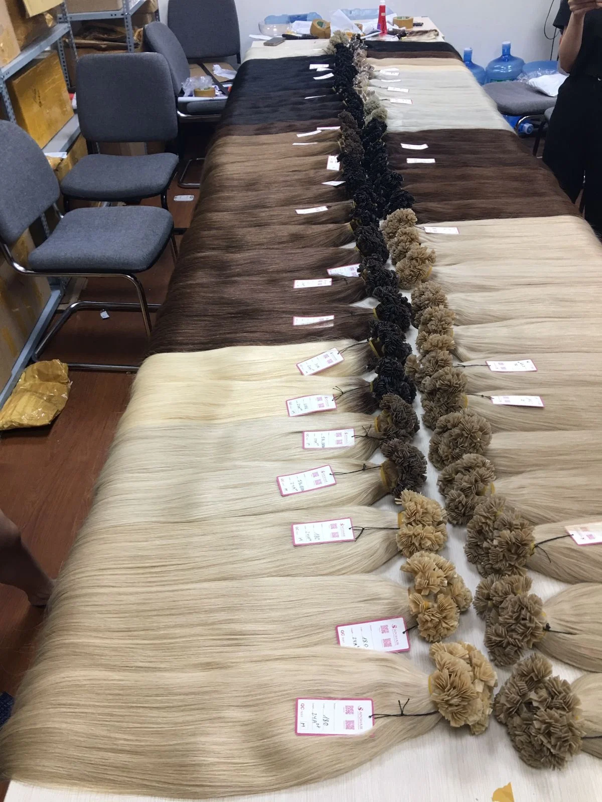 Raw Vietnamese Hair Unprocessed Virgin Natural Straight Wavy Hair Vendors Flat Tip Extension Best Selling Human Hair Wigs