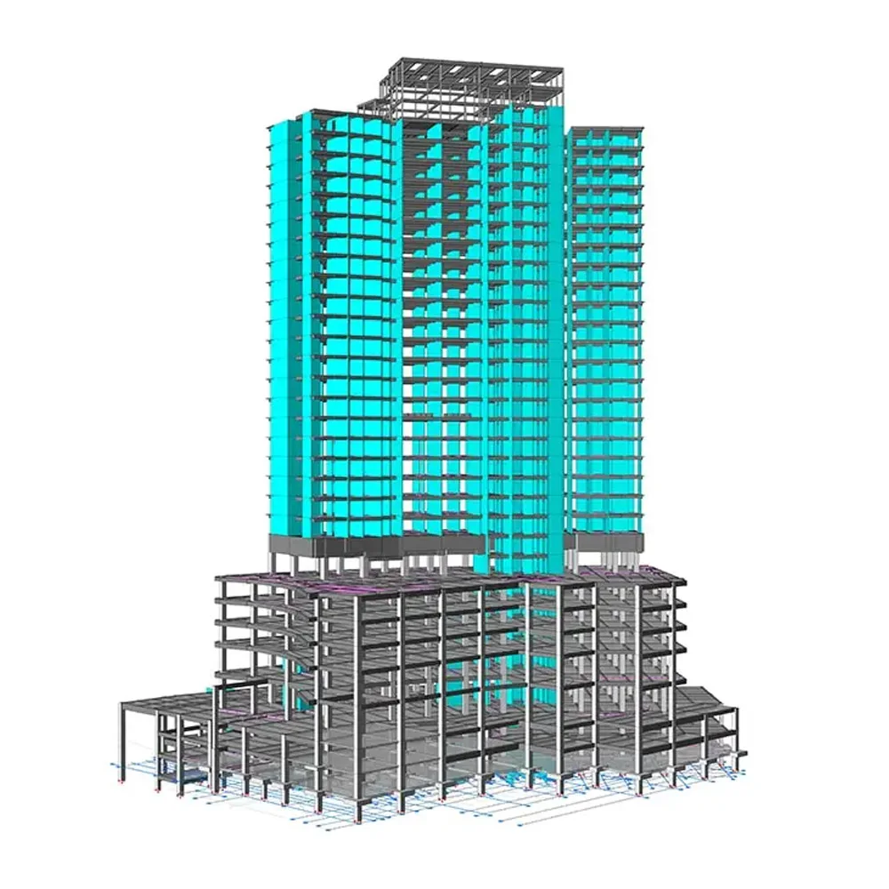 Structural Design Solutions for Villa Compliant with Local Zoning Codes and Building Regulations 3D Modeling Design Services