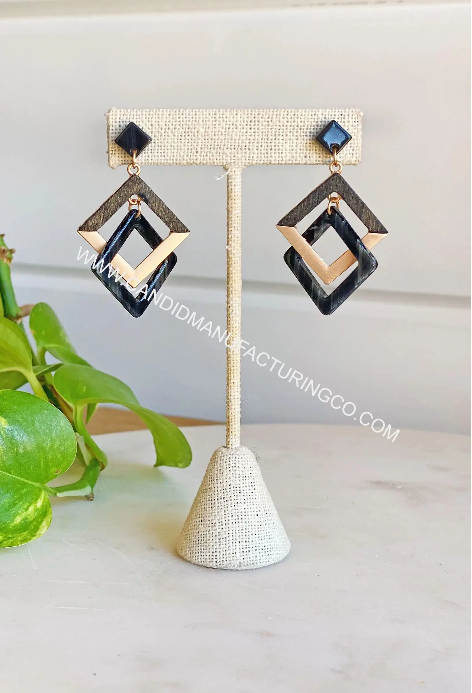 Серьги с бусинами CALLA в черном цвете легкие серьги модные ювелирные изделия и аксессуары низкая цена