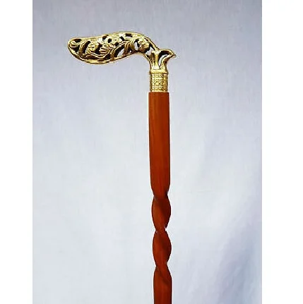 Antique Walking Stick Style Beautiful Walking Wooden Cane Men Strong Sturdy Wood Walking Stick Camping and Hiking Accessories