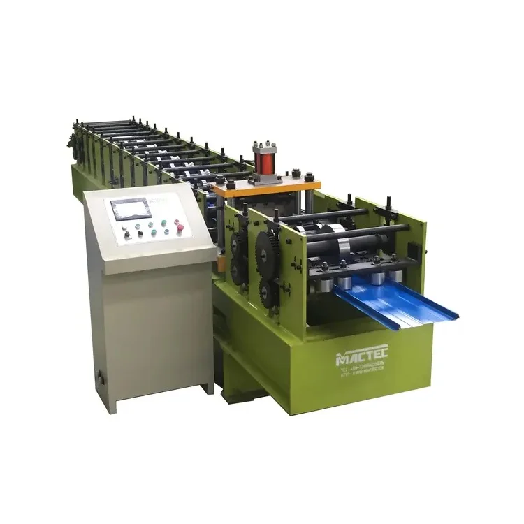 Steel Colored Glazed Building Material Machinery Standing seam metal roofing rolling forming machine panel steel cladding roller
