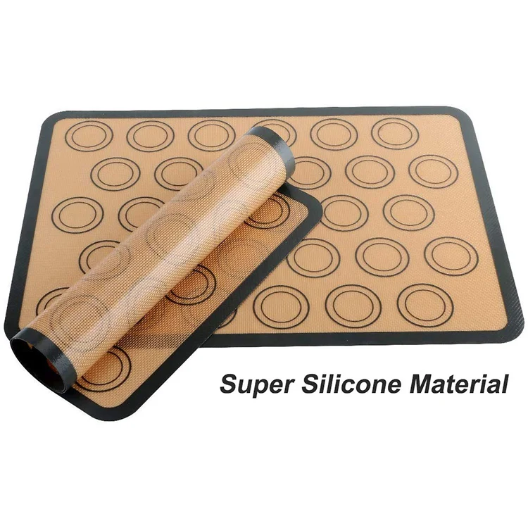Factory direct-sale Reusable Non Stick Cookie Pastry Silicone Baking Mat Macaroon Mat