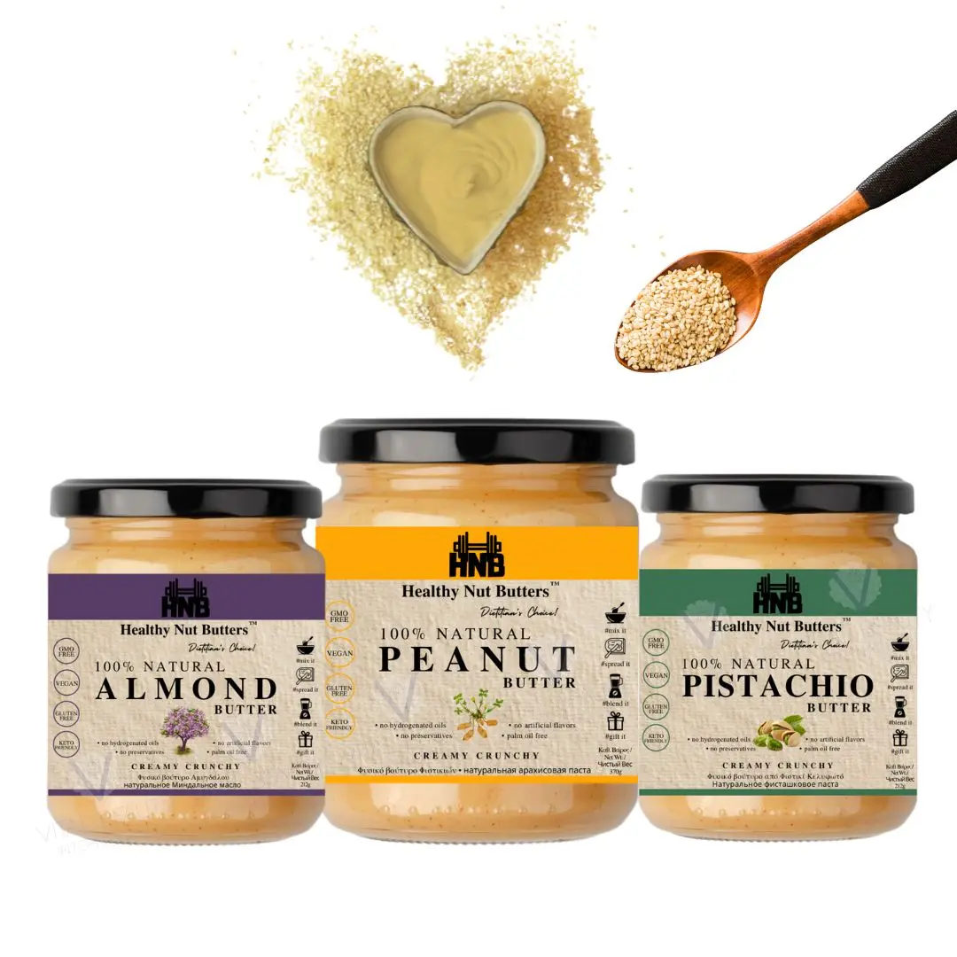 Direct Sale Unsalted Pure Natural Nutrients Packed Tahini Paste Pistachio Peanut Cashew Brazil Hazelnut Butter Nut Butter