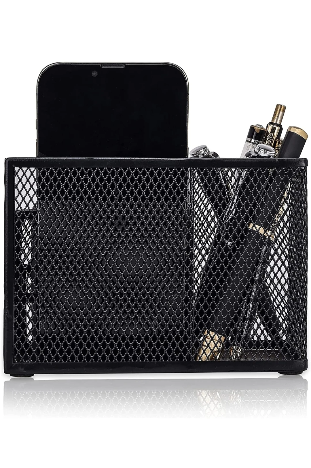 High Quality Metal Desk Organizer Pen Holder for Office and Home Stationery Use