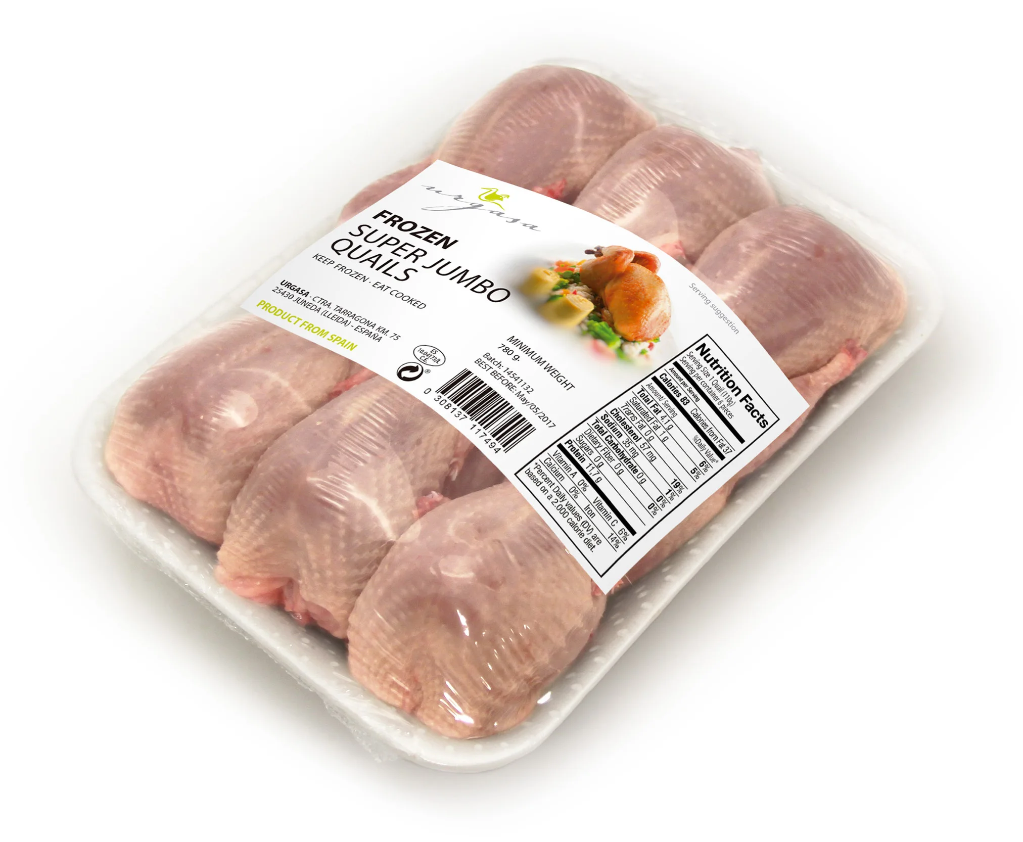 Вкусные свежие замороженные целые перепелиные мясо/перепелиные крылья для продажи
