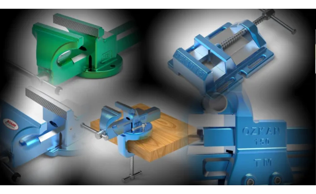 Bench Vise High Quality Utility Vice Heavy Duty Base Steel Vise Durable  Vice Modern Clamp