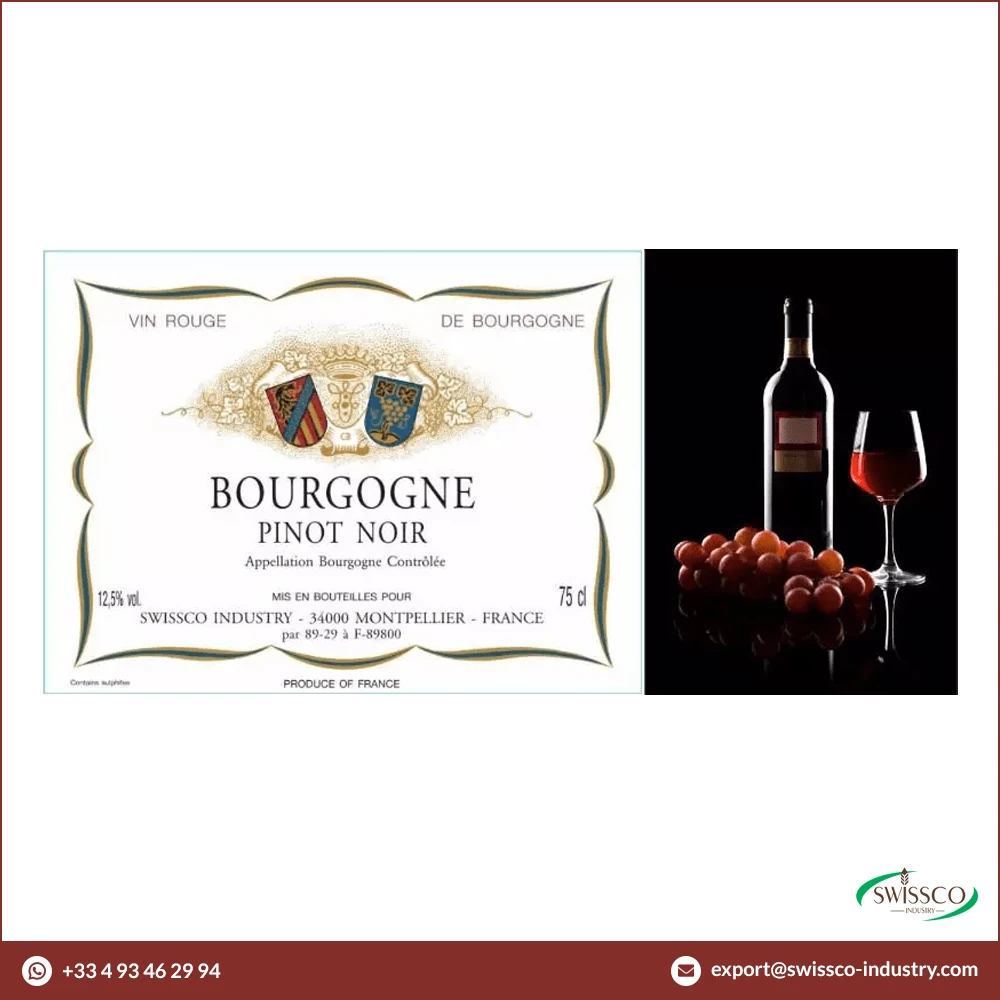 13% Alcohol Content Top Selling High Quality French Burgundy Pinot Noir Sparkling Wine Bottle Supplier
