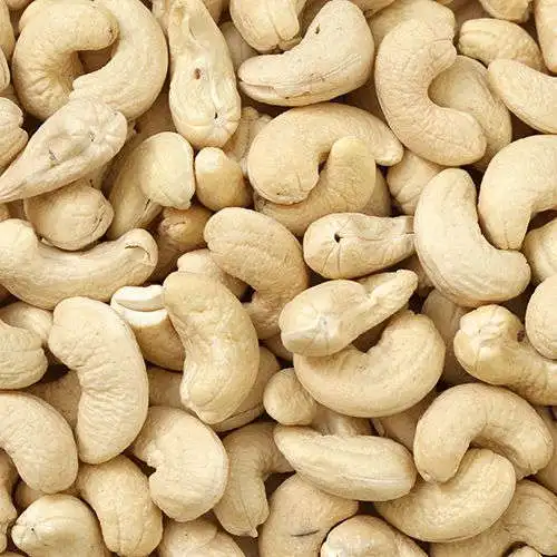 raw white whole cashew export from India