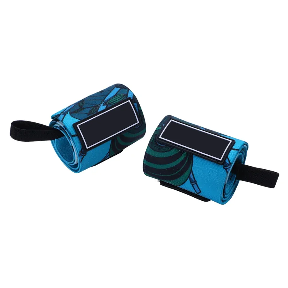 Custom Logo Powerlifting Wristband Gym Fashion Wrist Wraps Weight Lifting Wrist Support Wrap Gym Wrist Straps Fitness