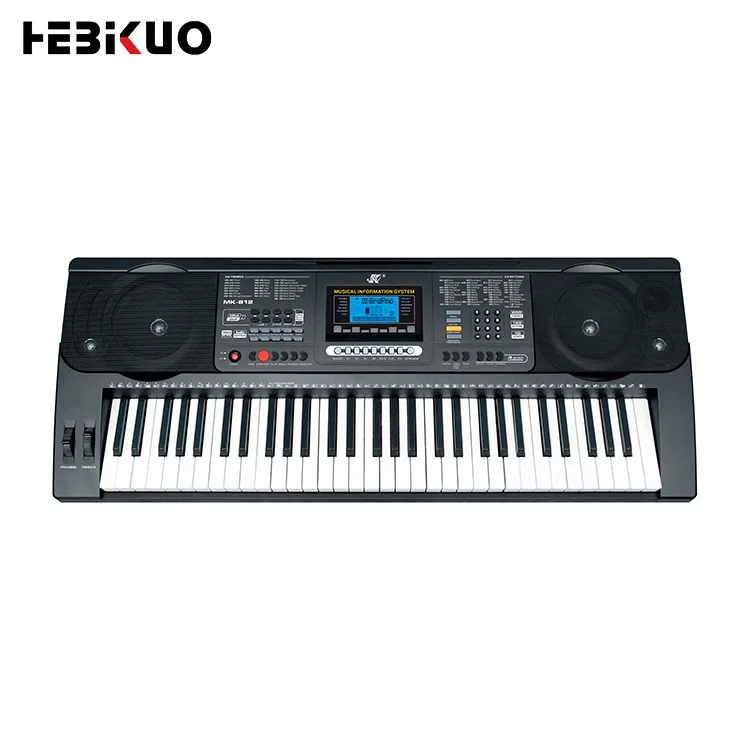 LCD Display Rhythm 128 Supplier Type Music Electronic Keyboard Portable Electrical 61 Keys Keyboard from Singapore