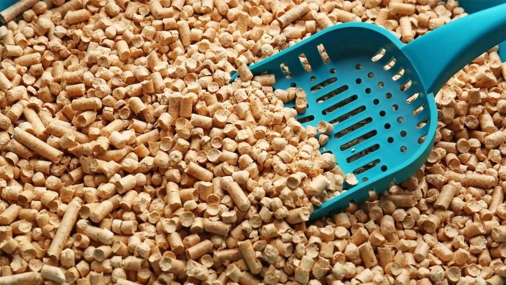 wood pellet cat litter