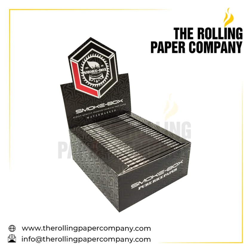 CUSTOM ROLLING PAPERS WITH TIPS FOR SMOKING (NO CLOSE)