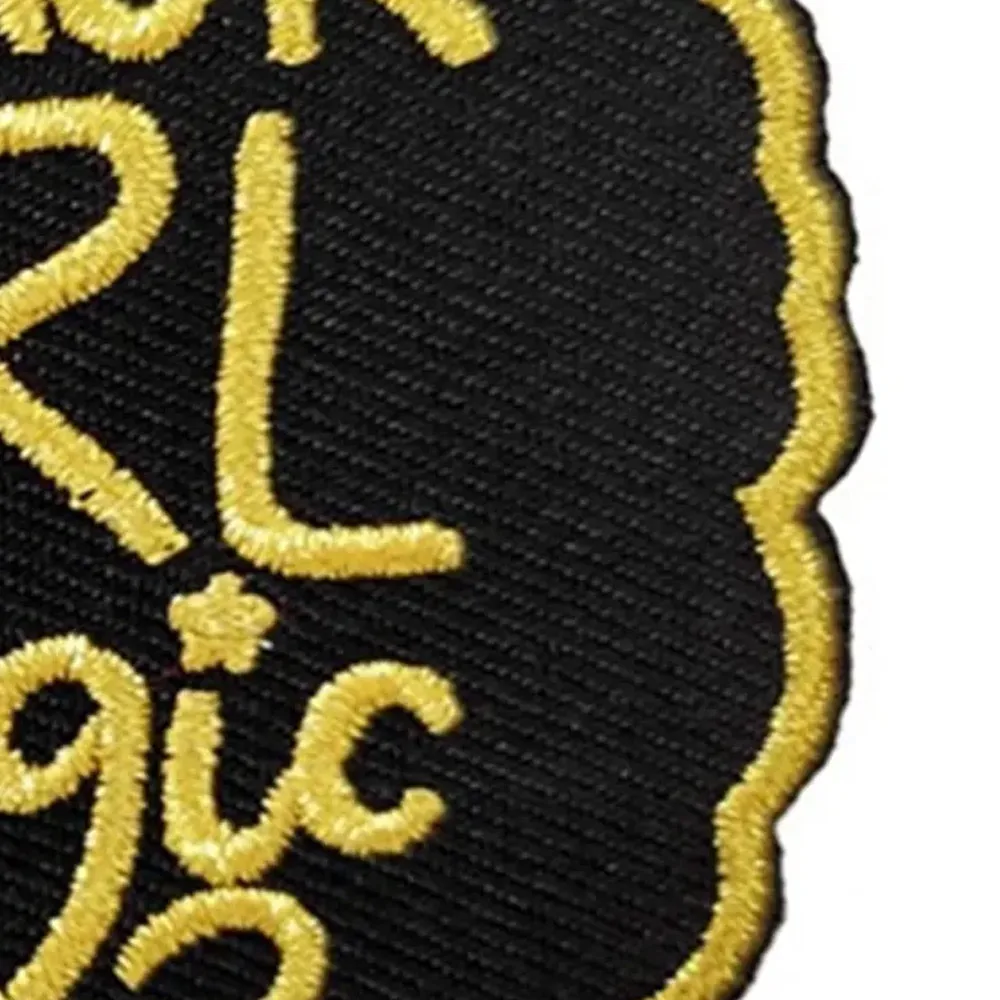 Custom Black Girl Magic Embroidered Iron on Sew on Patch Appliques Patches BY TEPRA SPORTS