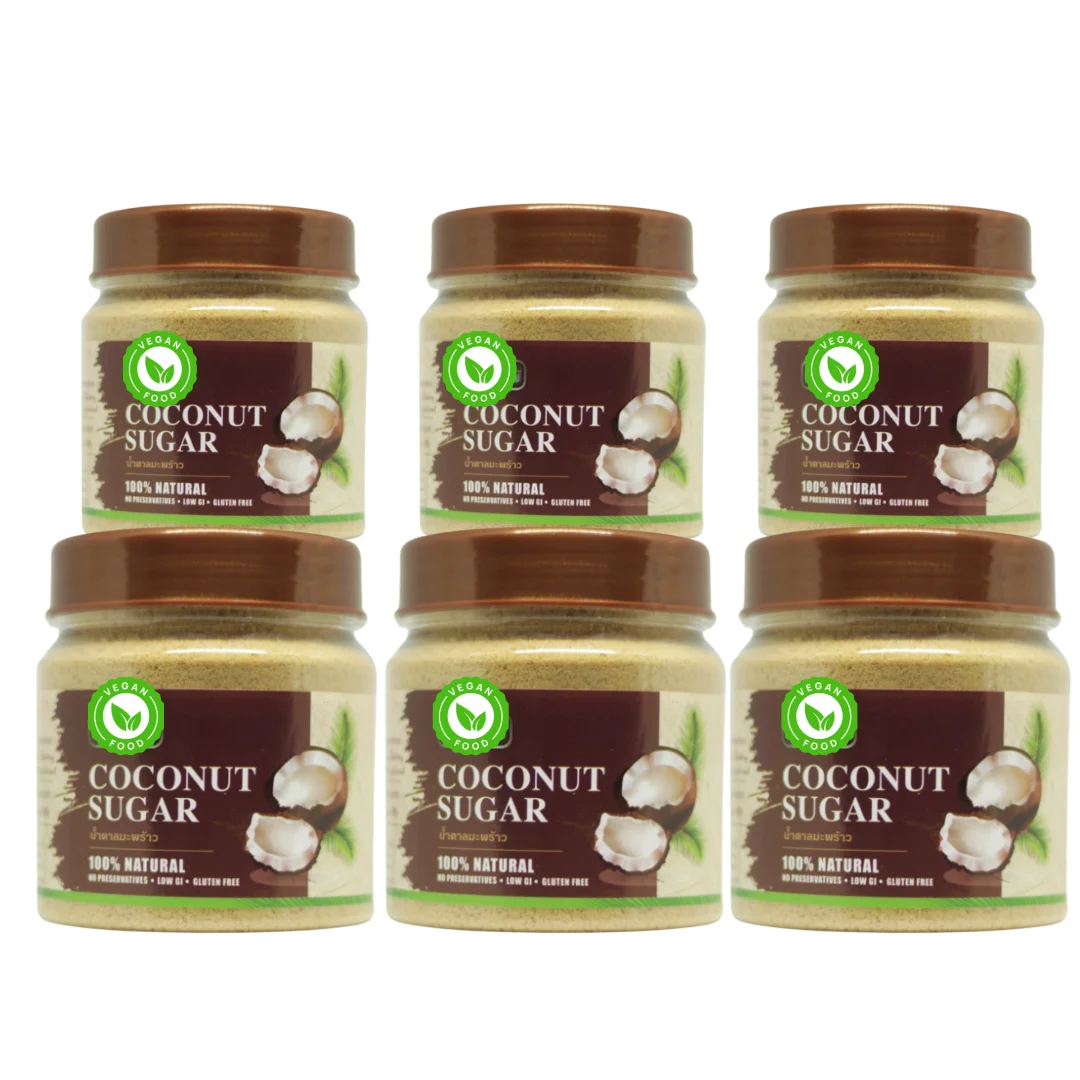 AD 300g Organic Coconut Blossom Sugar in Glass Jar Product of Thailand Wholesale Best Price