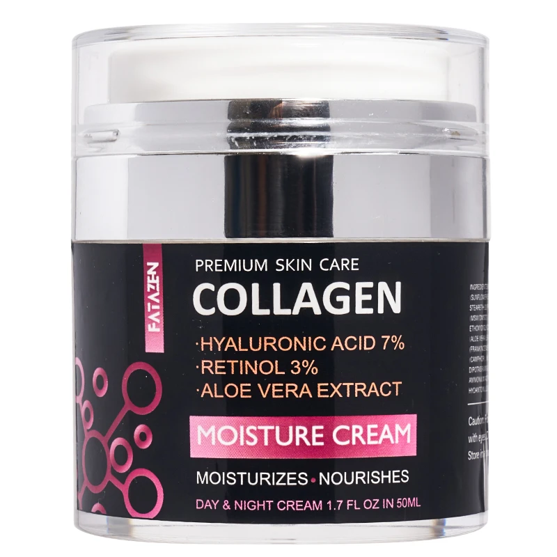 Customized OEM wholesale anti-aging cream moisturizing product  repairing moisturizing acid 7%retinol 3% collagen face cream