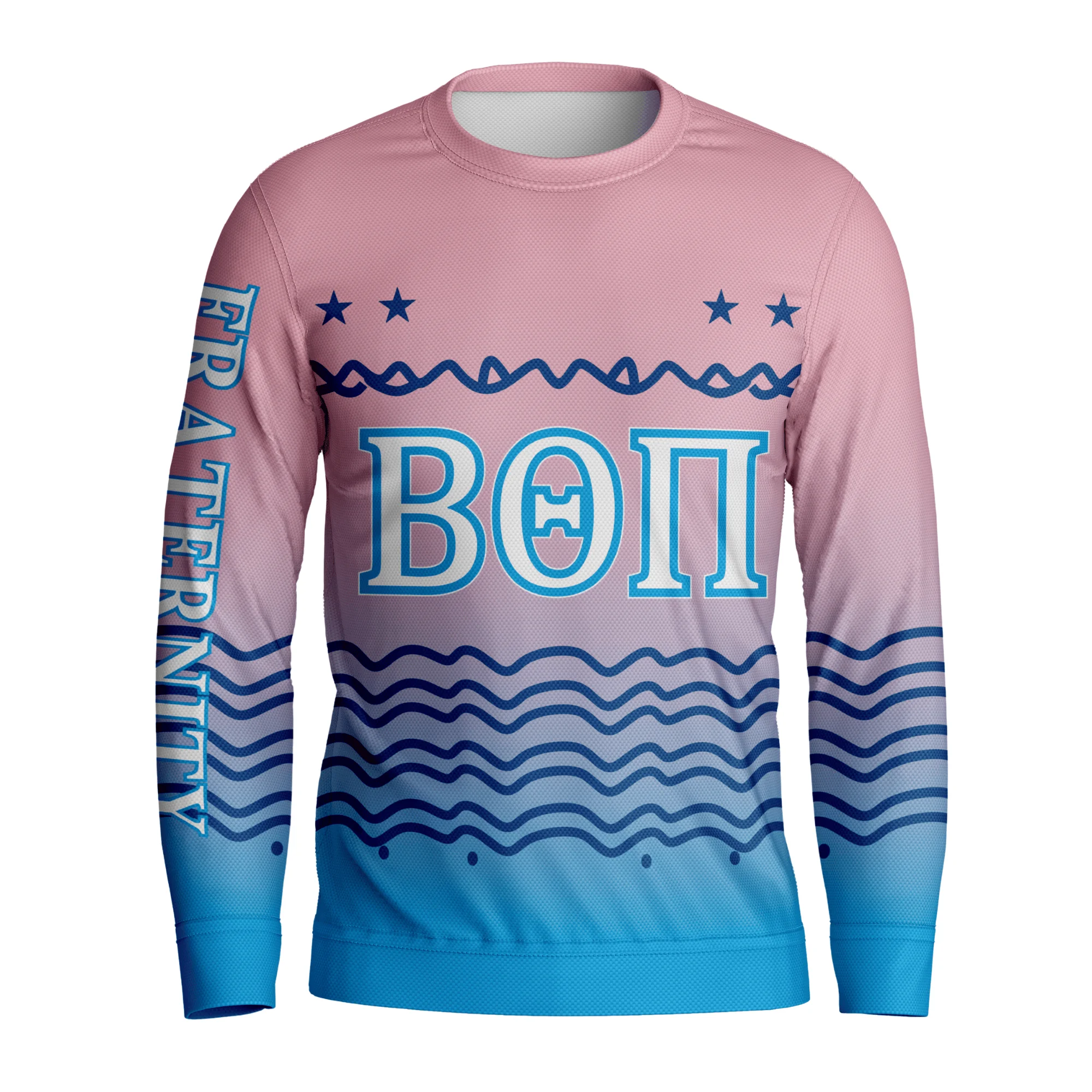 Unisex Custom Beta Theta Pi Sorority Knitted Sweater Casual Winter College Sweater Embroidered Greek Letters Mohair Ugly