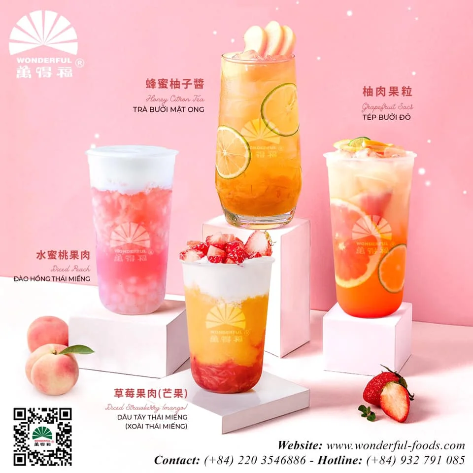 Diced Peach - Canned Juicy Fruits Manufacturer Made In Vietnam