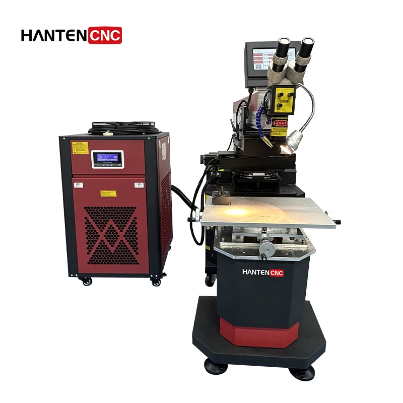 HANTENCNC 1000W 1500W 2000W Fiber Mold Laser Repair Machine Metal CNC Laser Welding Machine