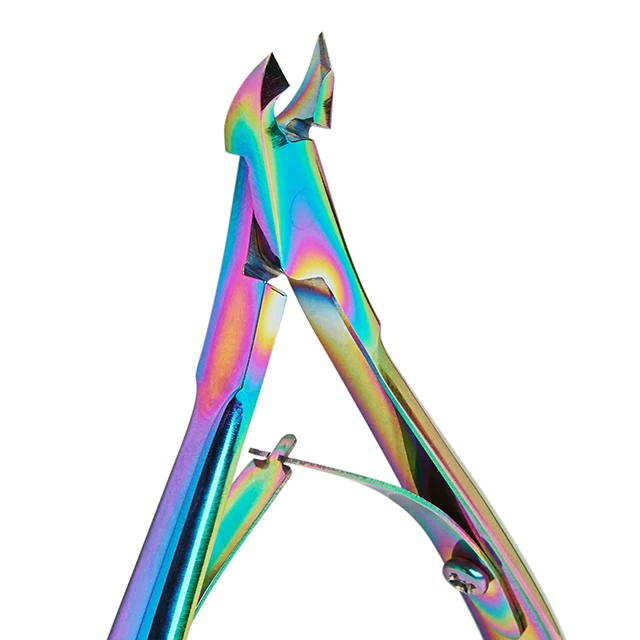 Factory Wholesale High Quality Stainless Steel Nail Cuticle Nipper Custom Color Manicure Tools Nail Pusher Set