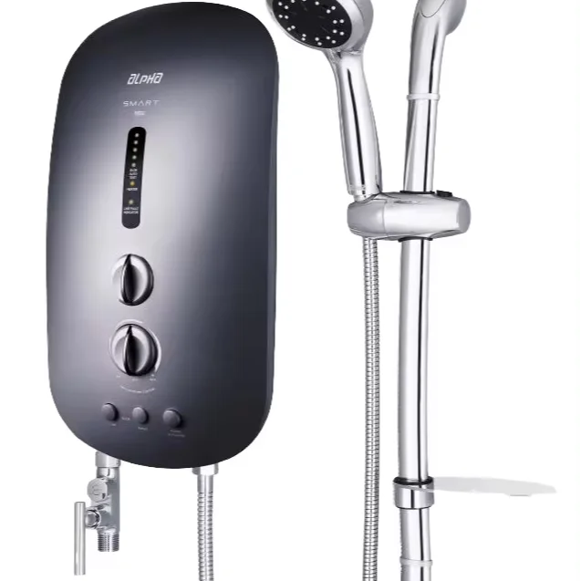 Малазия оптовая продажа мгновенный Электрический водонагреватель SMART 18i 3 5 кВт черного цвета с автоматическим тестом и насосом для горячего душа