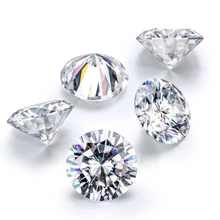 0.1ct 0.2ct 0.3ct 0.4ct 0.5ct 0.6ct 0.7ct 1ct реальный Выращенный лабораторный алмаз Loose VVS HPHT Diamond CVD Carat оптовая цена
