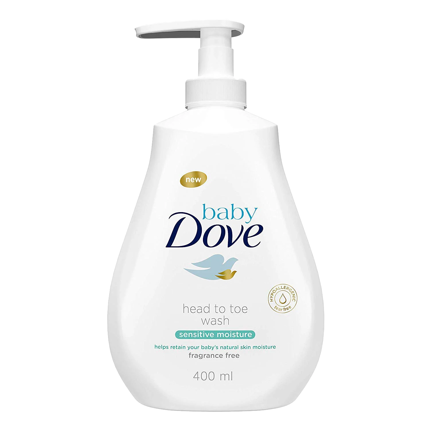 BABY DOVE Head To Toe Body Wash SENSITIVE 400ML